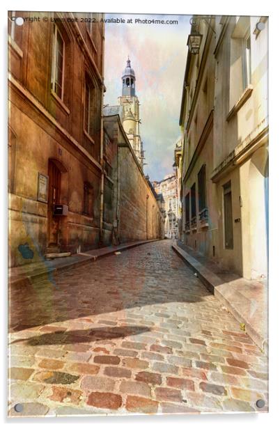 Paris Backstreet Acrylic by Lynn Bolt