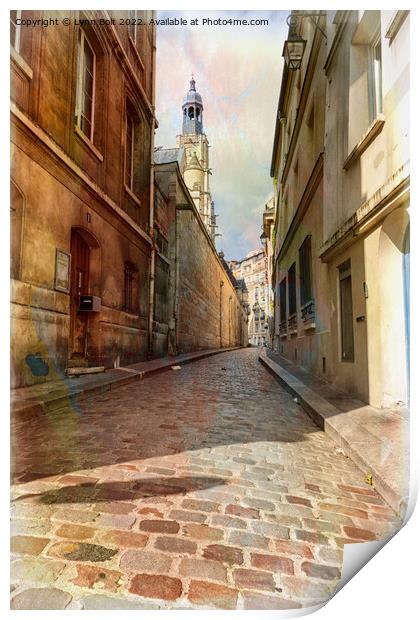 Paris Backstreet Print by Lynn Bolt