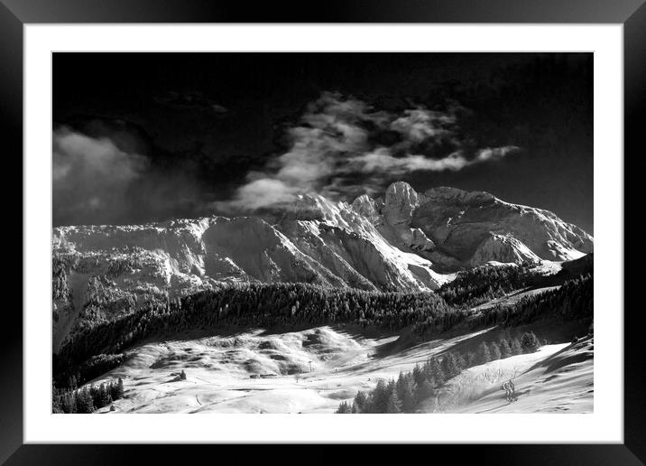 Majestic Winter Wonderland Framed Mounted Print by Andy Evans Photos