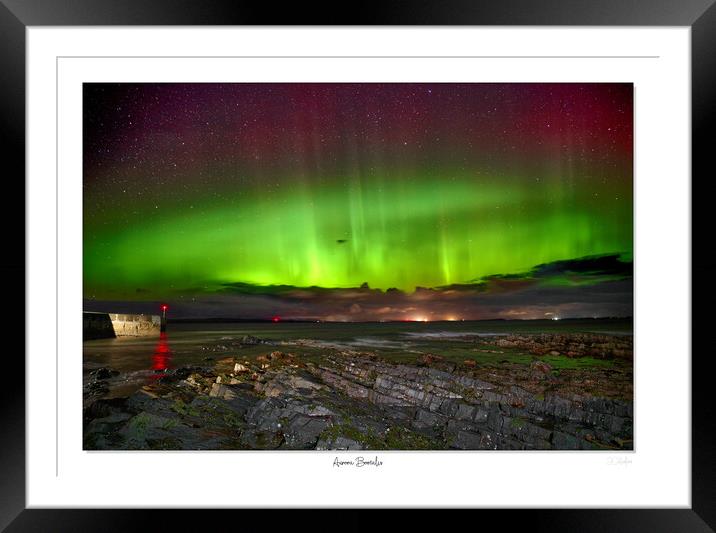 northern lights aurora borealis Framed Mounted Print by JC studios LRPS ARPS