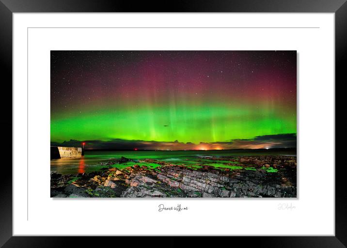 Dance with me (Aurora)northern lights aurora borea Framed Mounted Print by JC studios LRPS ARPS