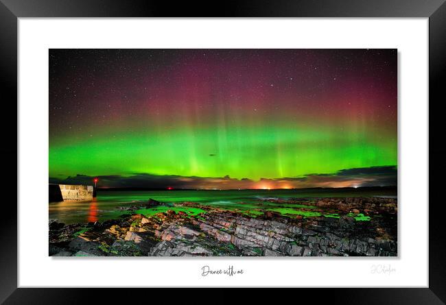 Dance with me (Aurora)northern lights aurora borea Framed Print by JC studios LRPS ARPS