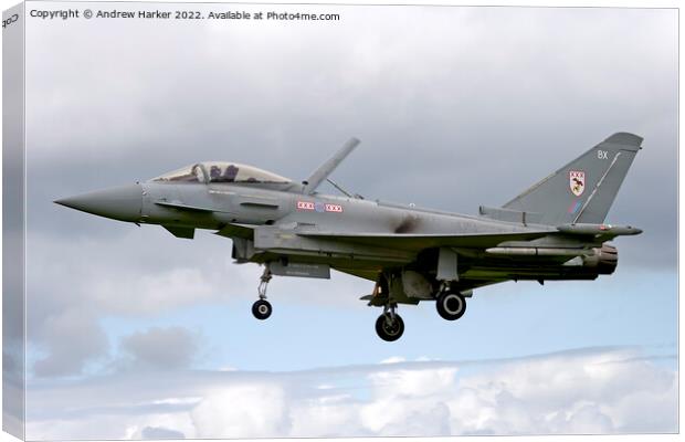 RAF Eurofighter Typhoon FGR.4 Canvas Print by Andrew Harker