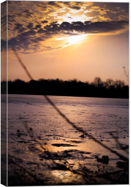 Outdoor winter waterside Canvas Print by Craig Weltz