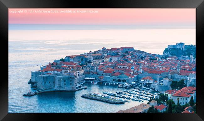 DUBROVNIK 16 Framed Print by Tom Uhlenberg