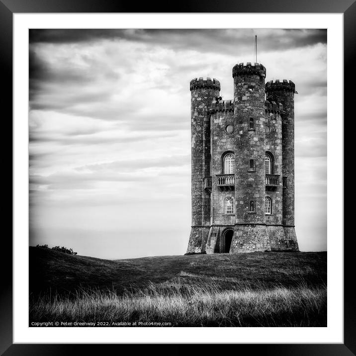 Broadway Tower, Cotswolds, Worchestershire Framed Mounted Print by Peter Greenway