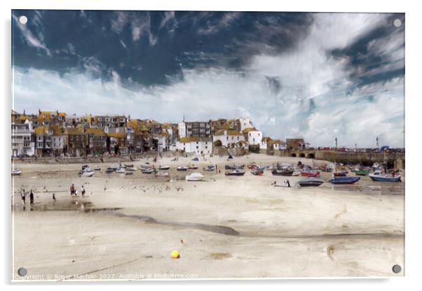 Coastal Bliss Acrylic by Roger Mechan