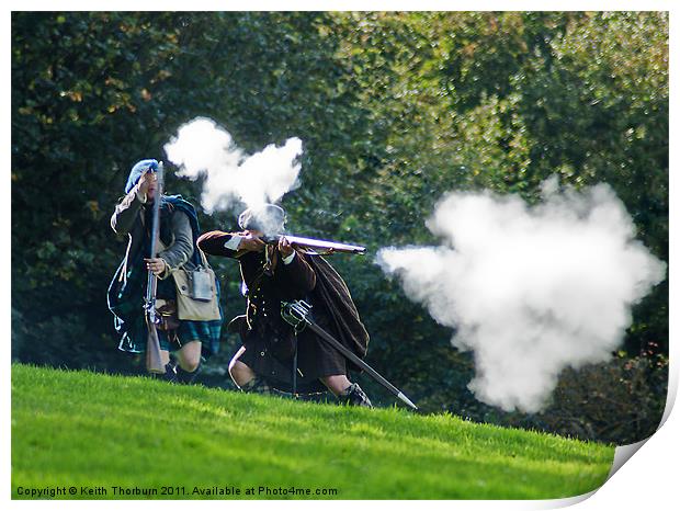 Battle of Prestonpans Print by Keith Thorburn EFIAP/b