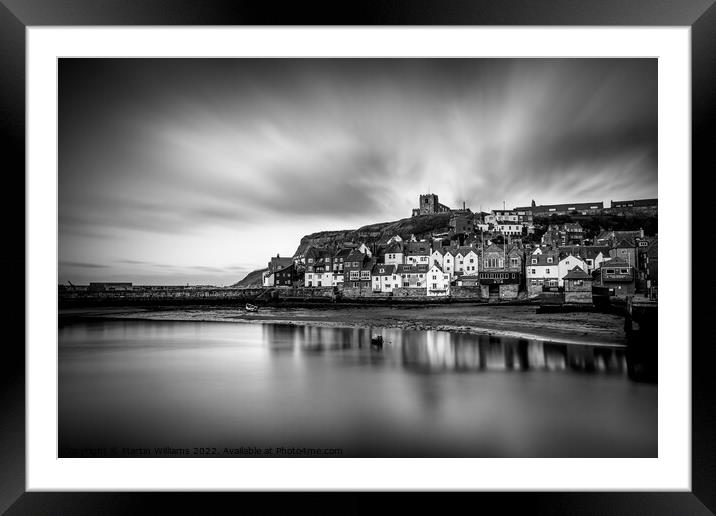 4 minutes at Whitby Framed Mounted Print by Martin Williams