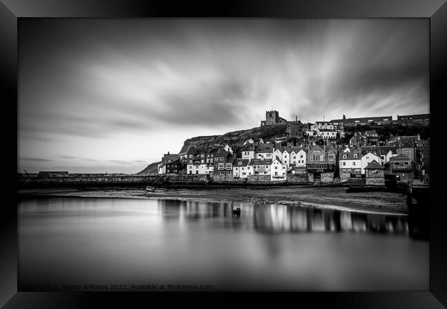 4 minutes at Whitby Framed Print by Martin Williams
