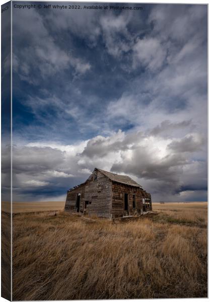 Rural Decay Canvas Print by Jeff Whyte