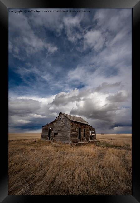 Rural Decay Framed Print by Jeff Whyte