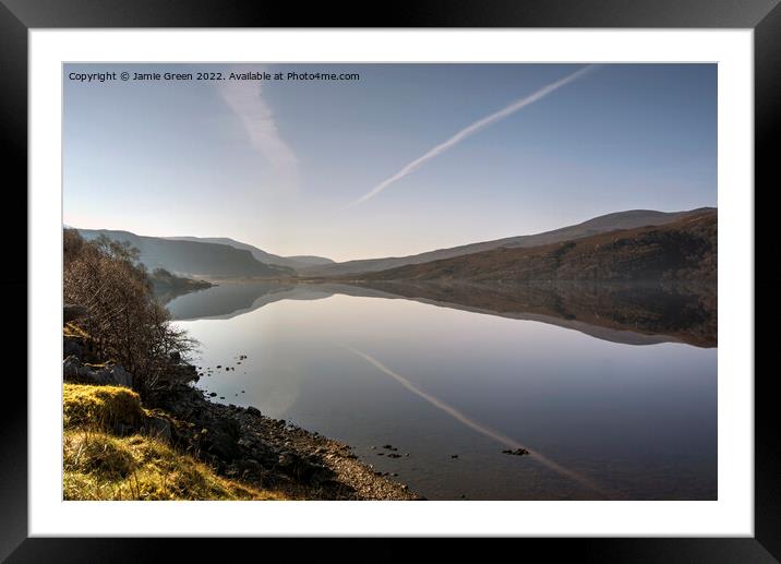 Vapour Trails Framed Mounted Print by Jamie Green