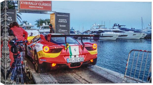 Ferrari Ready to go  Canvas Print by Peter F Hunt