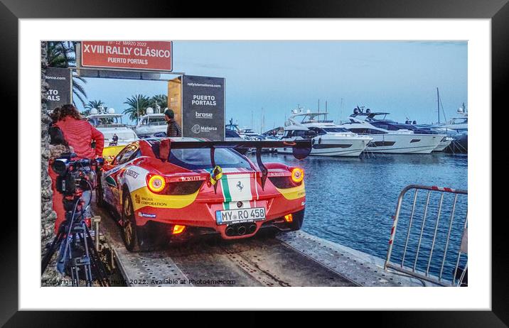 Ferrari Ready to go  Framed Mounted Print by Peter F Hunt