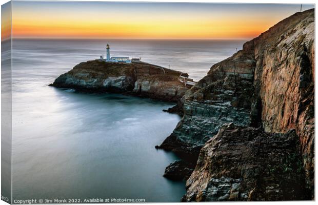 South Stack Canvas Print by Jim Monk