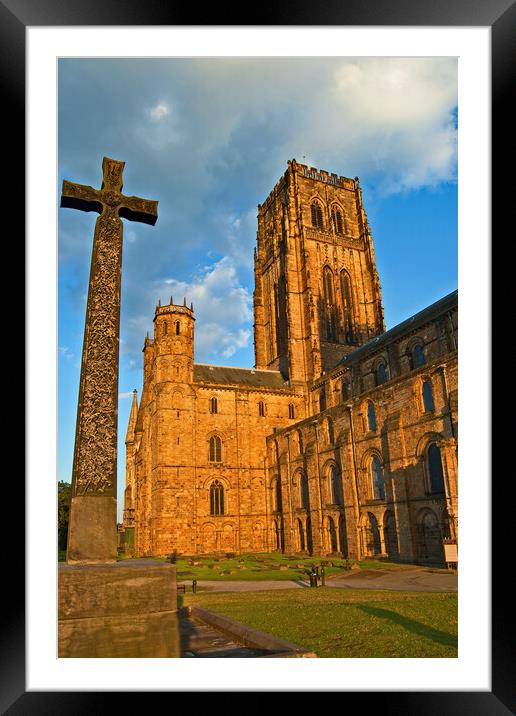 The Cross at Durham Cathedral Framed Mounted Print by Joyce Storey