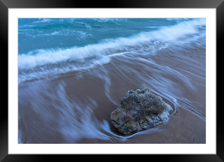 Fistral Beach in Newquay Framed Mounted Print by Tony Twyman