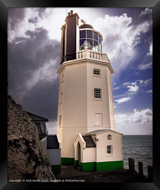 St Anthony Lighthouse, Roseland Peninsular, Cornwall Framed Print by Nick Smith