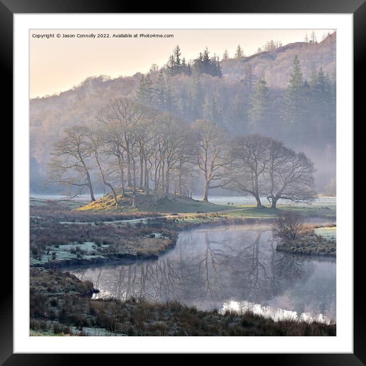 River Brathay, Little Langdale Framed Mounted Print by Jason Connolly