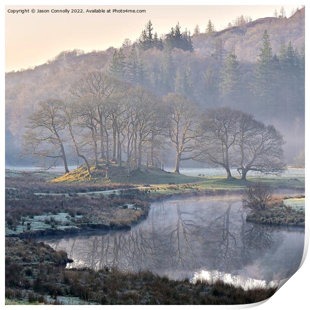 River Brathay, Little Langdale Print by Jason Connolly