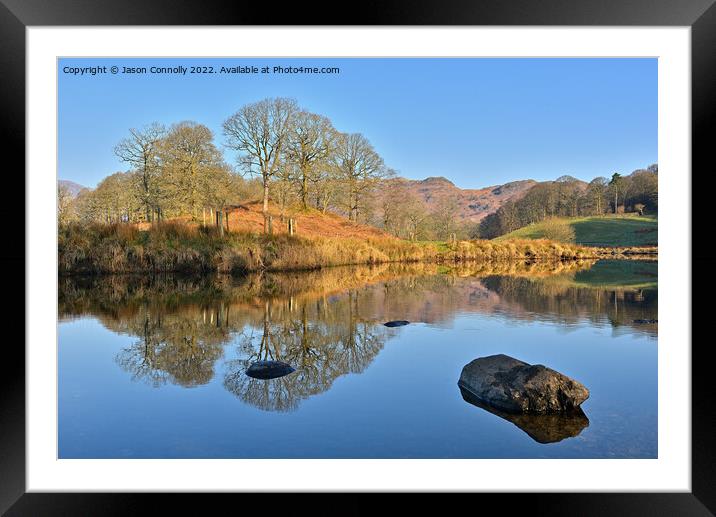 Beautiful River Brathay Framed Mounted Print by Jason Connolly
