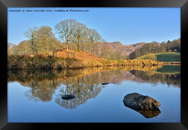 Beautiful River Brathay Framed Print by Jason Connolly