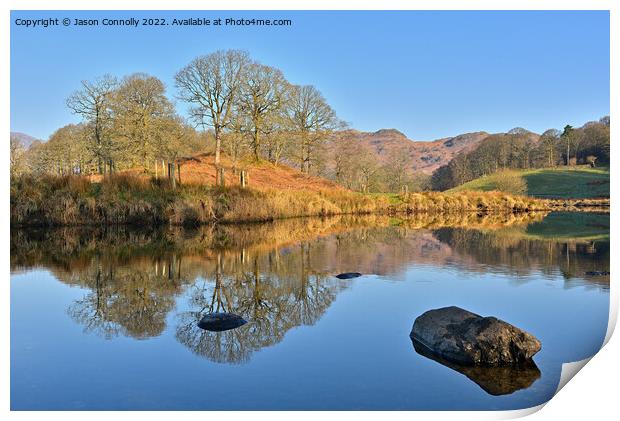 Beautiful River Brathay Print by Jason Connolly