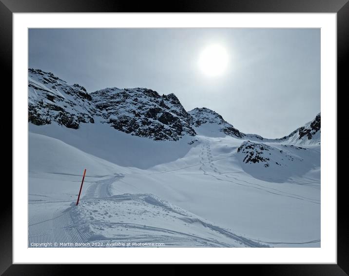 Skier's dream Andermatt  Framed Mounted Print by Martin Baroch