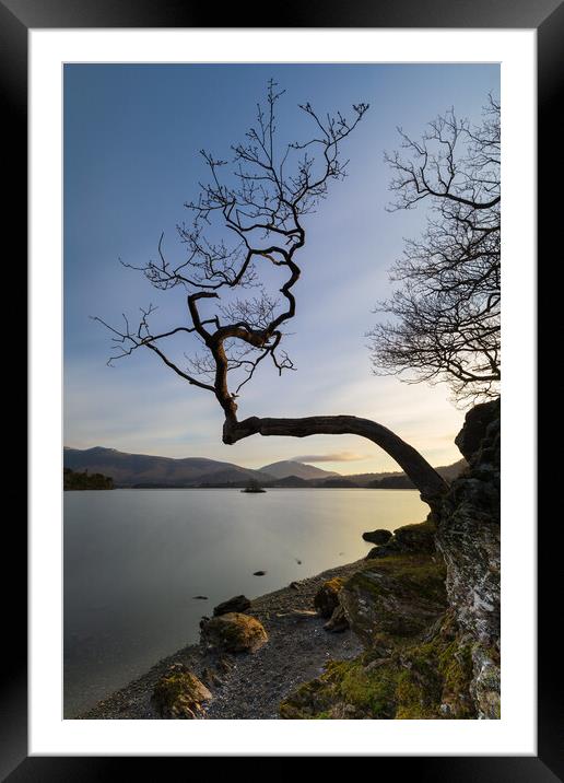 Sunrise At Otterbield Bay Lake District National Park Framed Mounted Print by Phil Durkin DPAGB BPE4