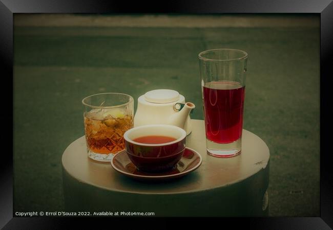 Afternoon Tea ! Framed Print by Errol D'Souza
