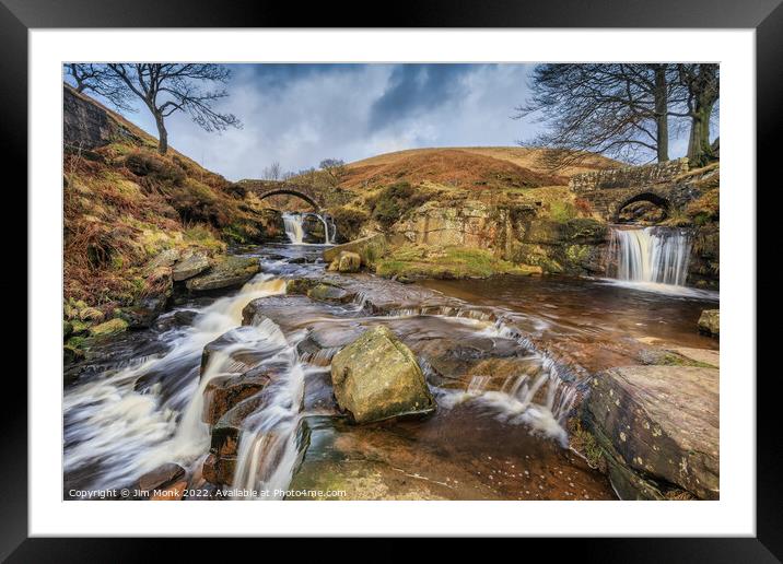 Three Shires Head, Peak District Framed Mounted Print by Jim Monk