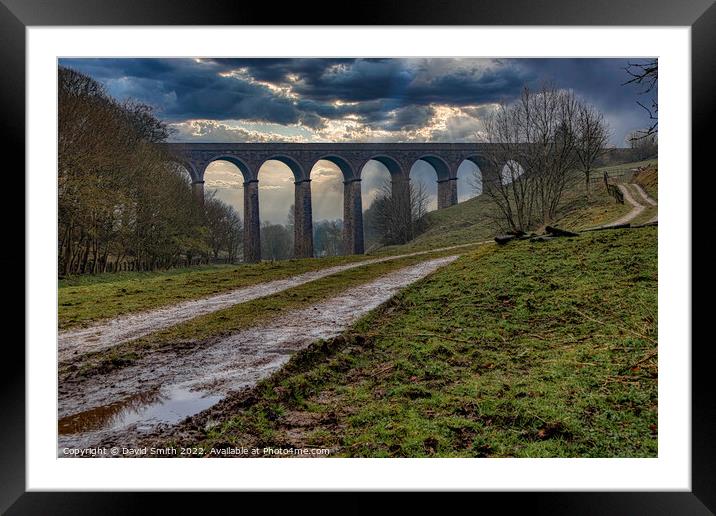 Buxton Viaduct Framed Mounted Print by David Smith