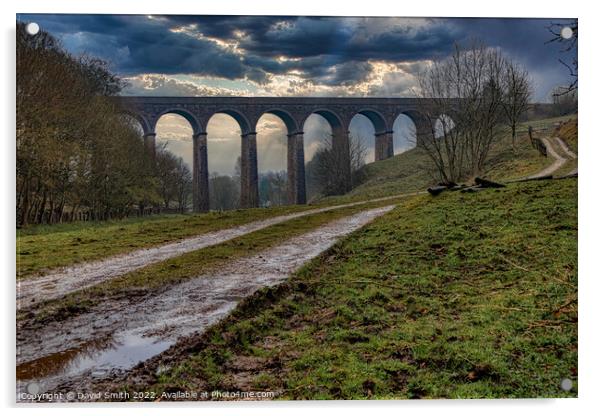Buxton Viaduct Acrylic by David Smith