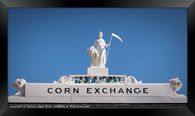 Corn Exchange Framed Print by Jeremy Sage