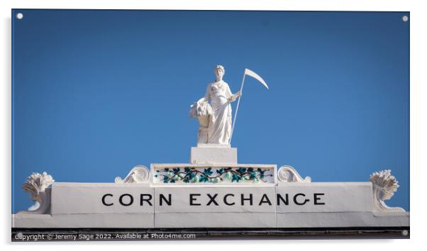 Corn Exchange Acrylic by Jeremy Sage