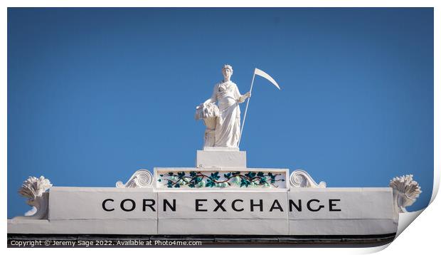 Corn Exchange Print by Jeremy Sage