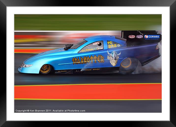 Starkotter Top Fuel Funny Car Framed Mounted Print by Oxon Images