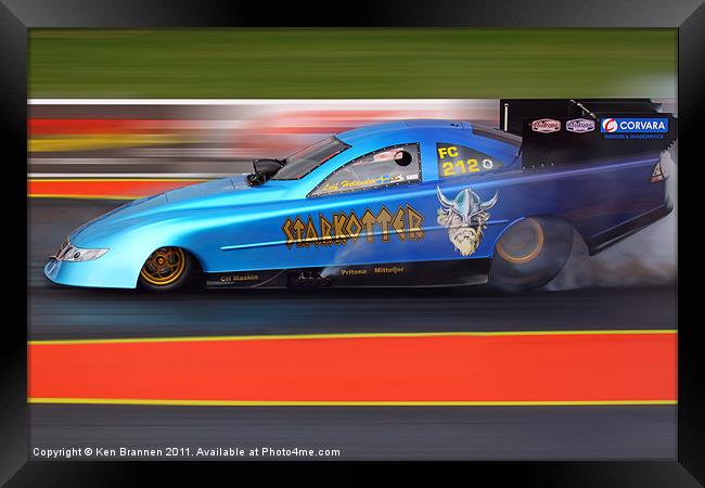 Starkotter Top Fuel Funny Car Framed Print by Oxon Images