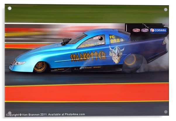 Starkotter Top Fuel Funny Car Acrylic by Oxon Images