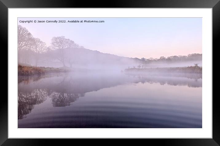 Mist And Serenity, Elterwater Framed Mounted Print by Jason Connolly
