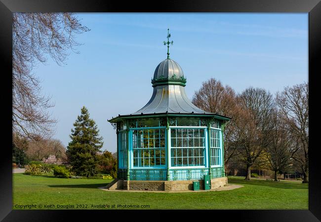 Weston Park Bandstand, Sheffield Framed Print by Keith Douglas