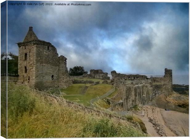 st. andrews castle  Canvas Print by dale rys (LP)