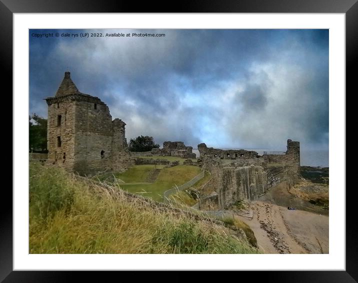 st. andrews castle  Framed Mounted Print by dale rys (LP)