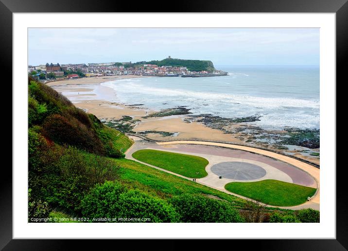 Scarborough South bay. Framed Mounted Print by john hill