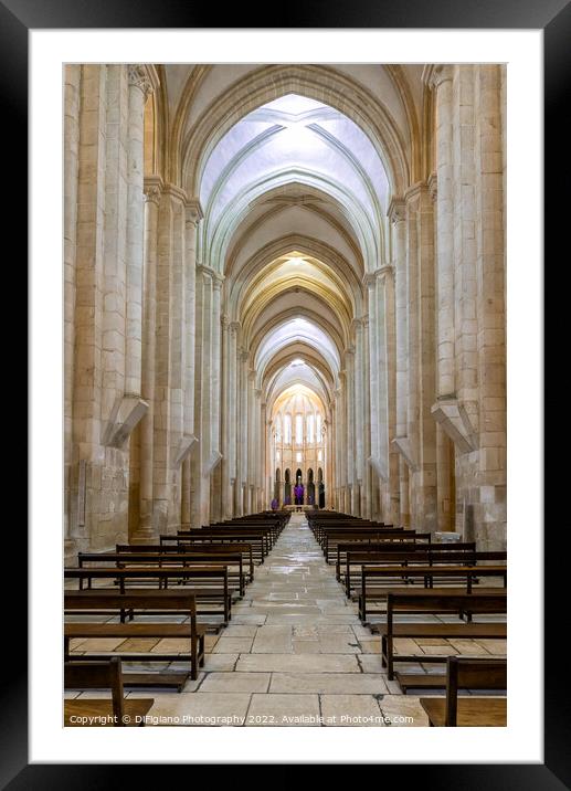 Santa Maria de Alcobaca Framed Mounted Print by DiFigiano Photography