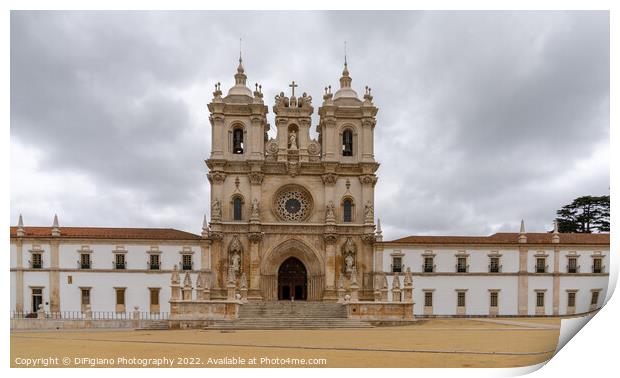 Mosteiro de Santa Maria de Alcobaca Print by DiFigiano Photography