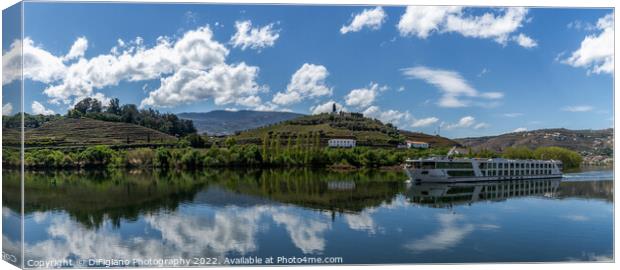 Cruising the Douro Panorama Canvas Print by DiFigiano Photography