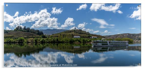 Cruising the Douro Panorama Acrylic by DiFigiano Photography