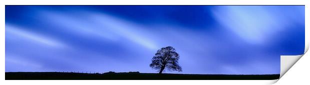 Solitude in the Blue Hour Print by Duncan Loraine